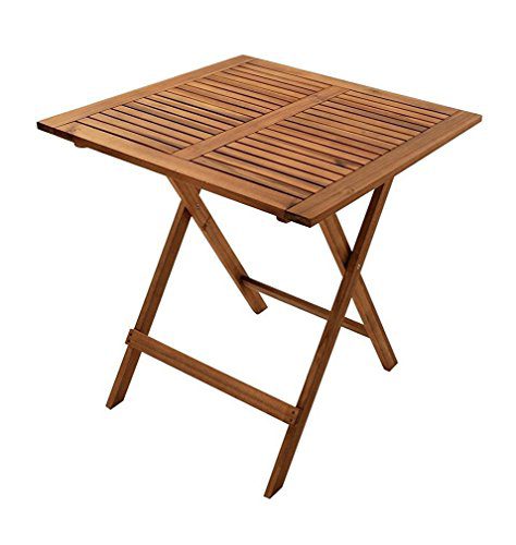 SAM Robuste Garten-Tischgruppe Camelia 3tlg 2 x Klappstuhl aus Akazienholz schöne Maserung bestehend aus 1 x Tisch